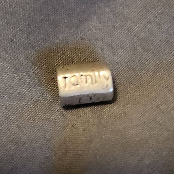 Sterling Silver Family Slide Bead Fits On Pandora Or Bella  Bracelet - Picture 5 of 7